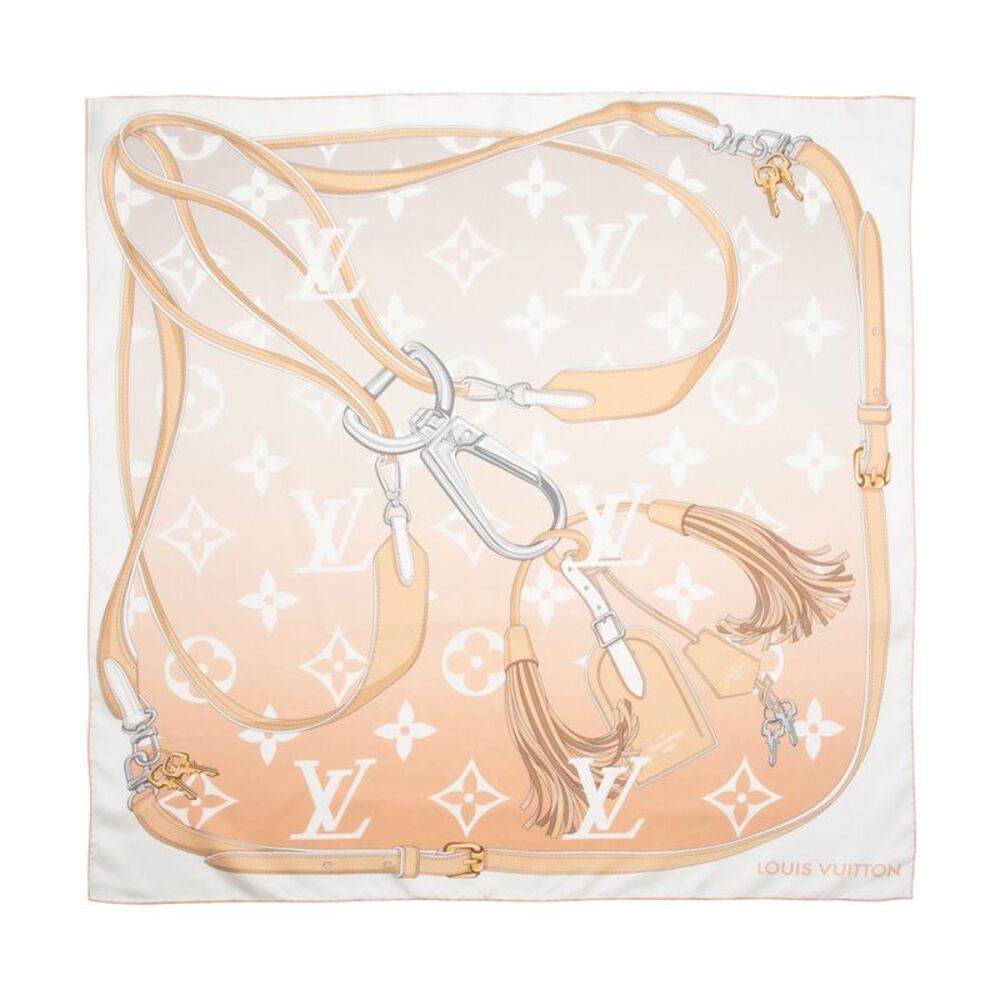 Louis Vuitton Silk Monogram Pool 90cm Scarf